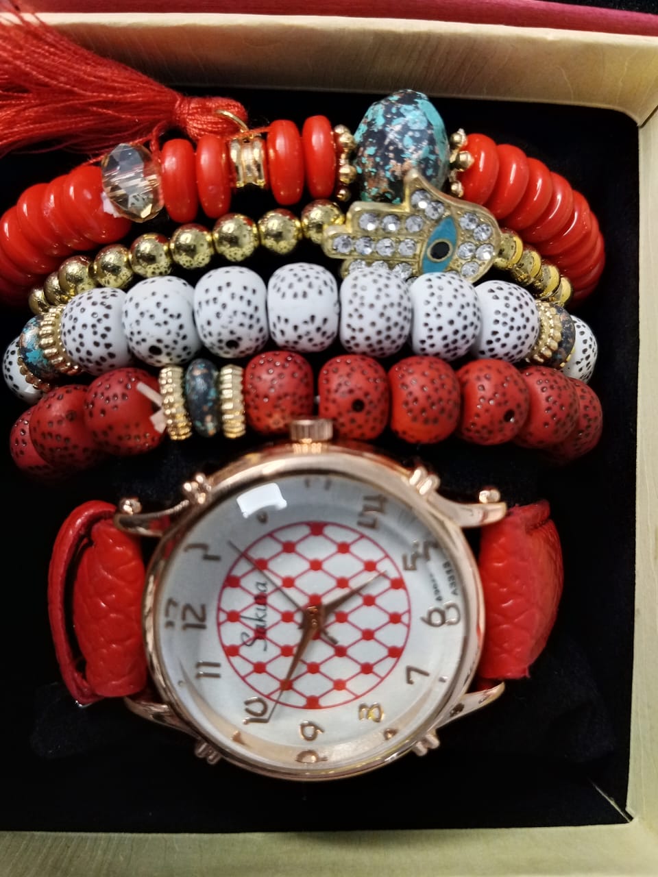 Watch and Beads