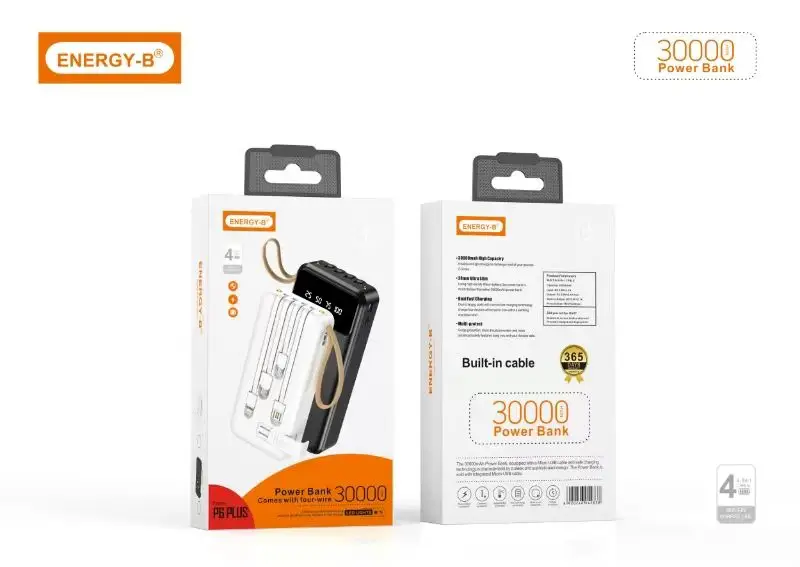 Energy B P6 Plus 30,000mAh Ultra-Capacity Power Bank