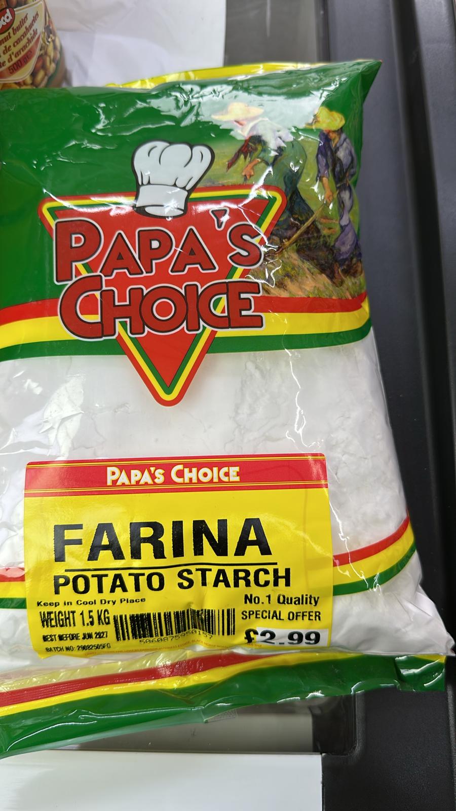 Potato Starch - Farina