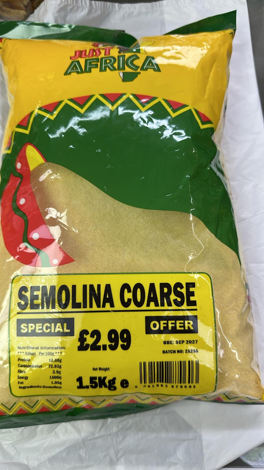 Semolina Course