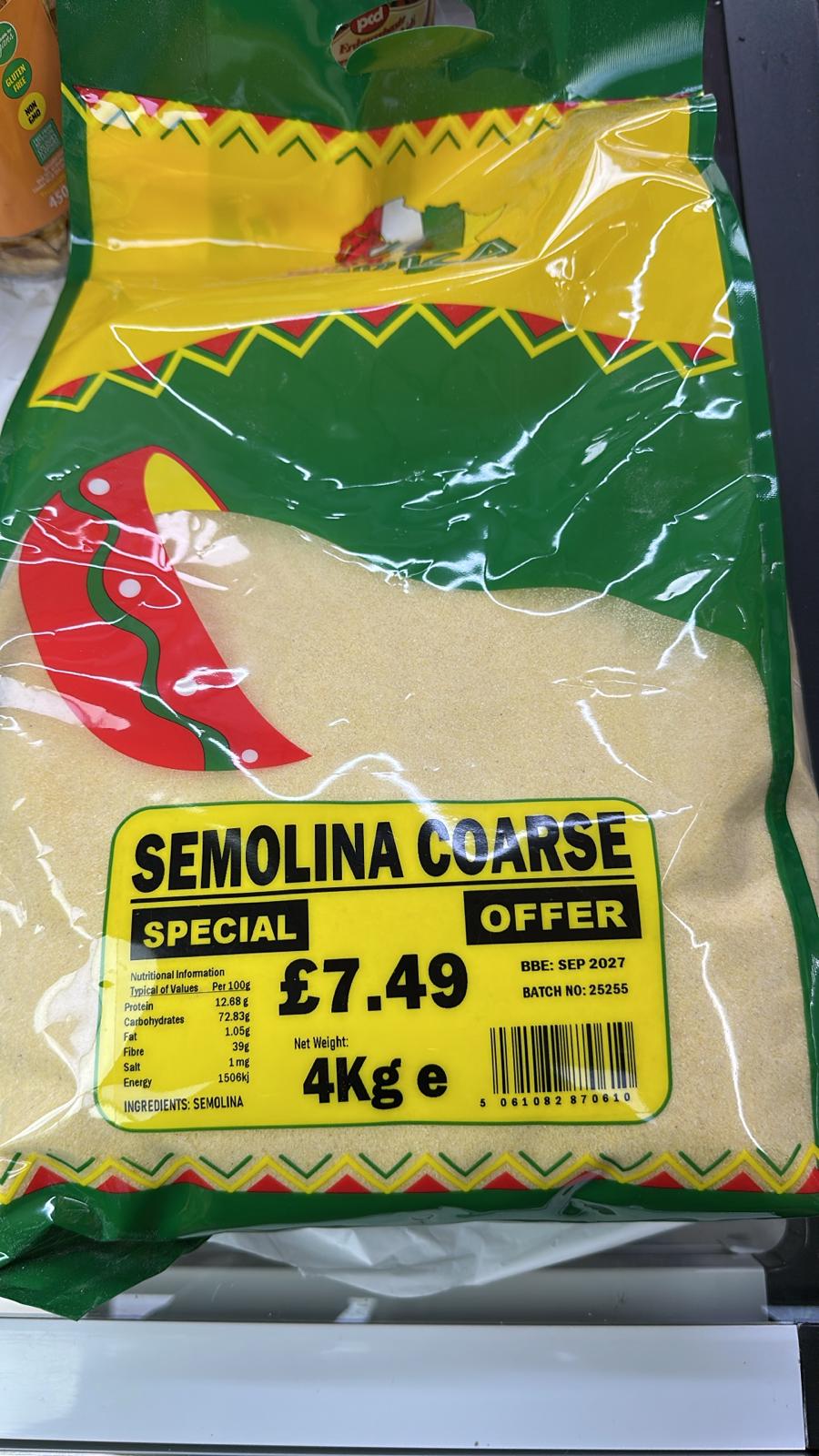 Semolina Course