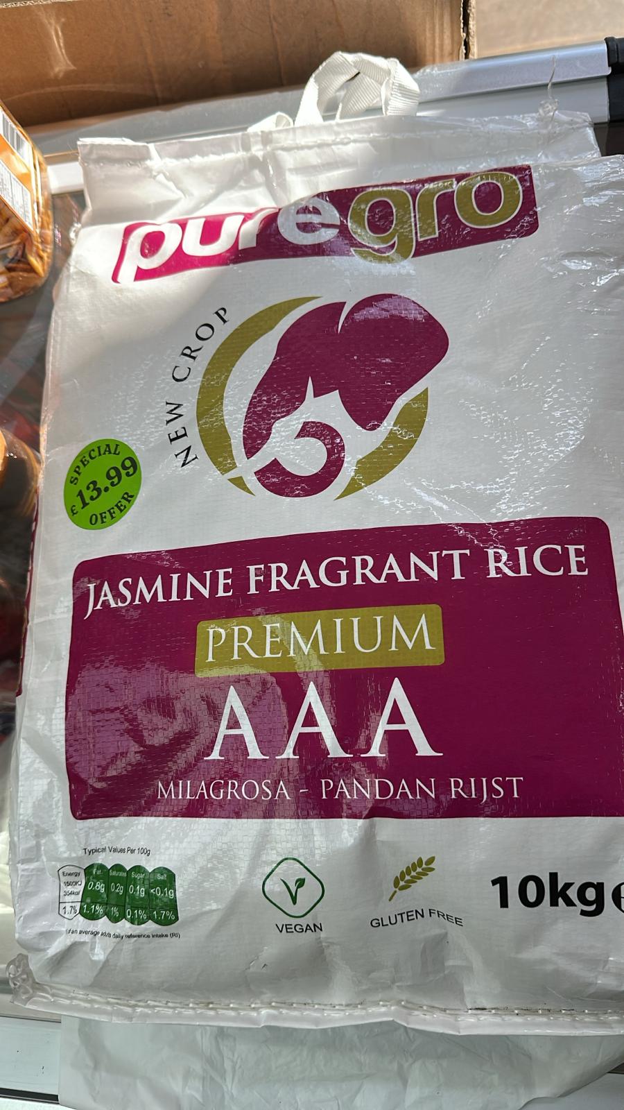 Jasmine Rice - Puregro