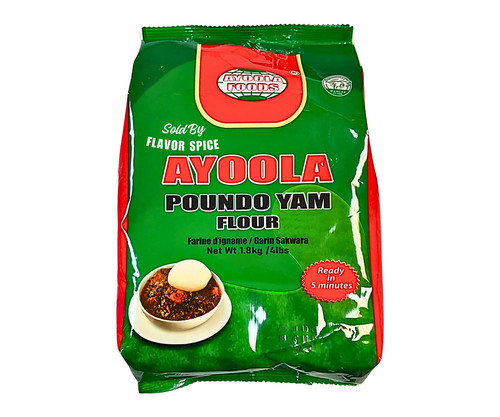 Ayoola poundo 4LB | Nigeria poundo fufu | Yam Fufu | 1 Bag